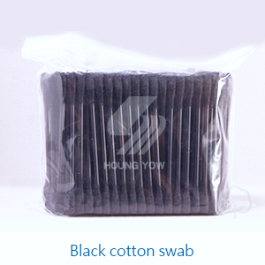 Black cotton swab